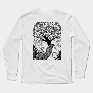 tress Relief and Mindfulness Long Sleeve T-Shirt